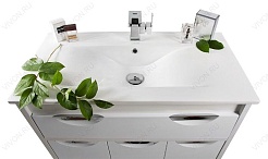 Водолей Тумба с раковиной "Габи 90" белая – фотография-3